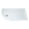 Apex 1000mm x 800mm Offset Quadrant Shower Enclosure, Tray & Waste - Right Hand