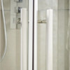 Hudson Reed Apex Chrome 900mm Hinged Shower Door 8mm Glass (1950mm)