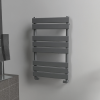 Milan 500mm x 800mm Anthracite Designer Heated Towel Radiator