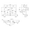 Old London Richmond 500mm Basin - 1 Tap Hole