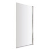 Square Edge Chrome Bath Screen 800mm x 1400mm x 6mm