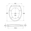 Standard Round Quick Release Soft Close Toilet Seat