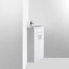 Compact 550mm Corner Cabinet & Basin - 1 Tap Hole