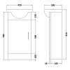 Sienna 920mm Cloakroom Suite Package