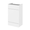 Hudson Reed Fusion White Gloss 500mm WC Unit (355mm Deep)