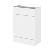 Hudson Reed Fusion White Gloss 600mm WC Unit (355mm Deep)