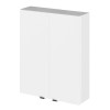 Hudson Reed Fusion White Gloss 500mm 2 Door Wall Unit (180mm Deep)