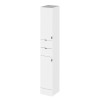 Hudson Reed Fusion White Gloss 300mm Floorstanding Tall Unit (355mm Deep)