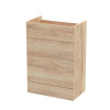 Hudson Reed Fusion Bleached Oak 600mm WC Unit (355mm Deep)