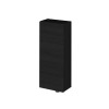 Hudson Reed Fusion Charcoal Black 300mm Wall Unit (180mm Deep)