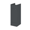 Hudson Reed Fusion Grey Gloss 300mm Drawer Line Base Unit (355mm Deep)