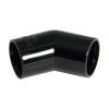 Floplast black oveflow 135 degree bend 21.5mm OS12B