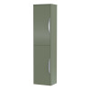 Parade 350mm x 1400mm Satin Green Wall Mounted Cabinet