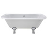 Kenton 1690mm x 745mm Freestanding Double Ended Bath & Pride Leg Set