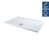 1200mm x 700mm ICEstone Rectangular 30mm Shower Tray White