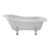 Brockley 1500mm x 730mm Freestanding Slipper Bath & Pride Leg Set