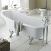 Brockley 1500mm x 730mm Freestanding Slipper Bath & Pride Leg Set