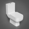 RAK Series 600 Open Back Close Coupled Toilet & Slimline Soft Close Seat
