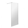 Wetroom Shower Screen Chrome 600mm x 2000mm S8