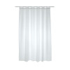 Plain Polyester Shower Curtain 1800mm x 2200mm - White