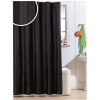 Diamante Polyester Shower Curtain 1800mm x 1800mm - Black
