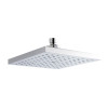 Square Chrome ABS Fixed Shower Head 200mm x 200mm