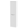 Luna 400mm x 1400mm 2 Door White Wall Mounted Tall Unit