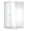 Ice 900mm x 760mm Offset Quadrant Shower Enclosure, Tray & Waste - Left Hand