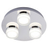 Amalfi LED 3 Light Flush Ceiling Fitting