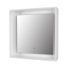 Amalfi White Framed LED Mirror 600mm x 600mm