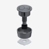 Viva Sanitary Brushed Nickel Push Button (For Skylo Flush Valves)