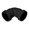 Push-Fit 90 Degree Knuckle Bend 32mm Black