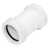 Push-Fit Straight Coupling 40mm White