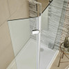 Hudson Reed Chrome Wet Room Shower Screen