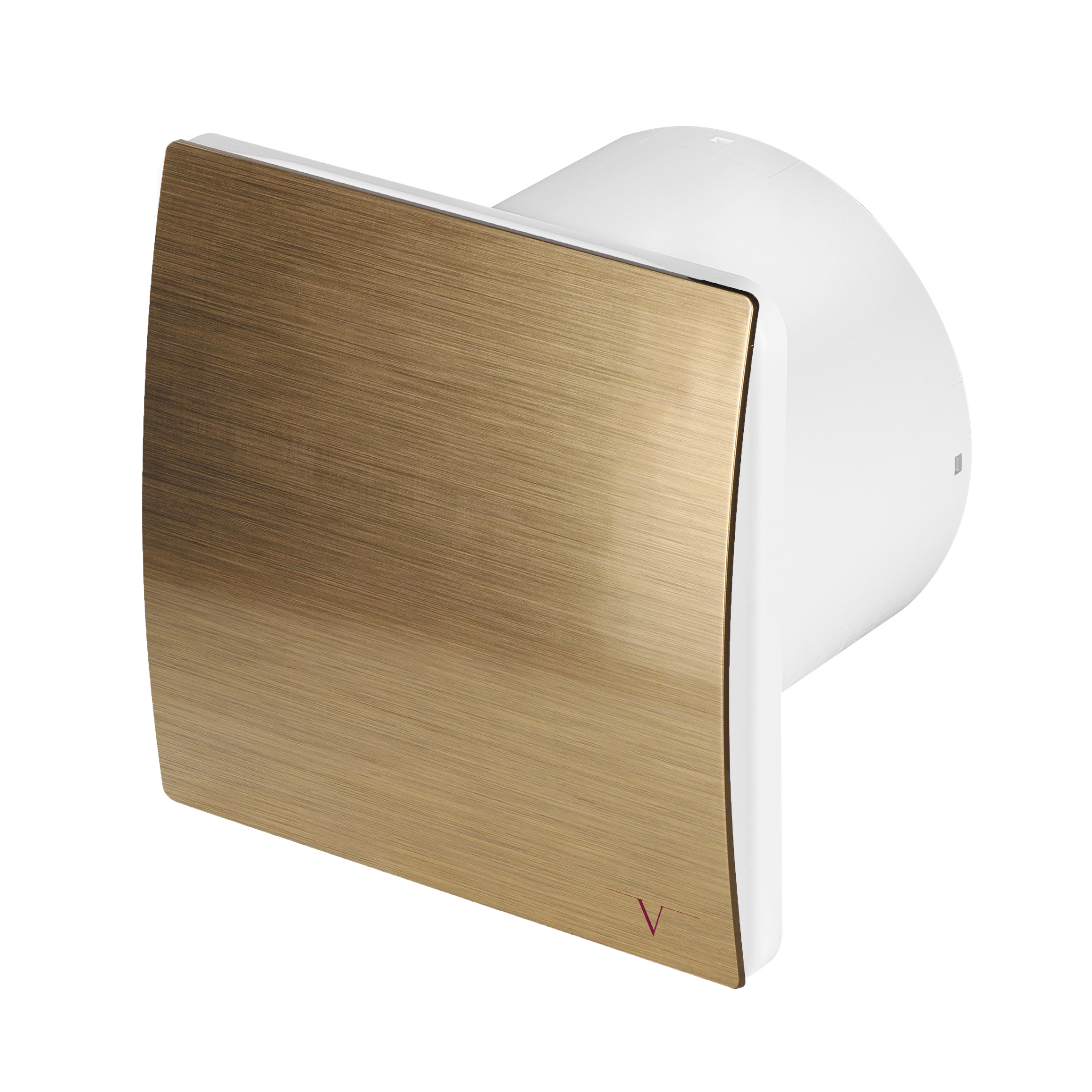 Ring Grip Extractor Fans Airflow Turbo Brushed Brass Extractor Fan With Timer & Cover ...