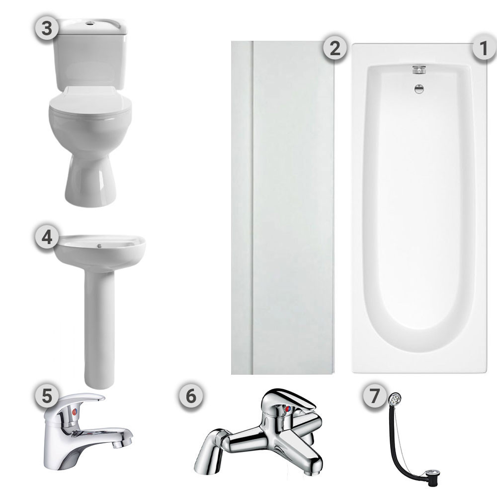 Nuie Melbourne Complete Bathroom Package | JTPickfords.com