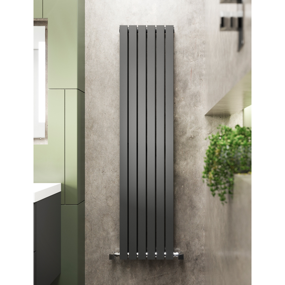 Sienna Radiator Paint Sienna Double Panel Anthracite Designer Radiator 1800mm x 452mm ...