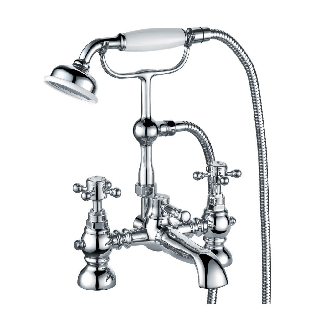 Clyde Chrome Bath Shower Mixer & Shower Kit