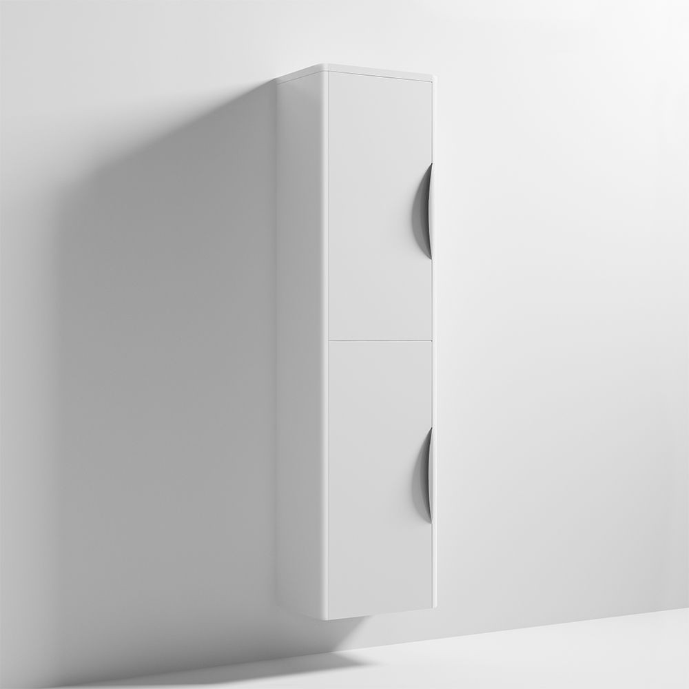 Parade 350mm x 1400mm White Gloss Wall Mounted